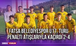 Fatsa Belediyespor U17, Turu Penaltı Atışlarıyla Kaçırdı 2-4