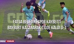 Fatsa Belediyespor Kaybetti, Bayburt Kazanarak Ligde Kaldı 0-1