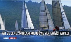 Yat ve Deniz Sporları Kulubü'ne Yer Tahsisi Yapıldı