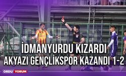 İdmanyurdu Kızardı, Akyazı Gençlikspor Kazandı 1-2