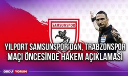 Yılport Samsunspor'dan, Trabzonspor Maçı Öncesinde Hakem Açıklaması