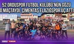 52 Orduspor Futbol Kulübü'nün Gözü O Maçtaydı, Çimentaş Elazığspor Üç Attı