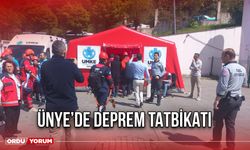 Ünye’de Deprem Tatbikatı