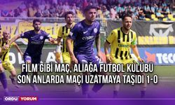 Film Gibi Maç, Aliağa Futbol Kulübü Son Anlarda Maçı Uzatmaya Taşıdı 1-0