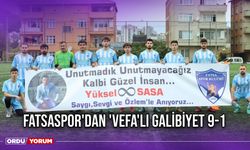 Fatsaspor'dan 'Vefa'lı Galibiyet 9-1