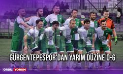 Gürgentepespor'dan Yarım Düzine 0-6