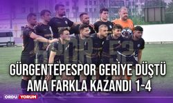 Gürgentepespor Geriye Düştü Ama Farkla Kazandı 1-4