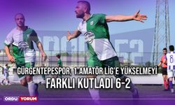 Gürgentepespor, 1.Amatör Lig’e Yükselmeyi Farklı Kutladı 6-2