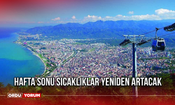 Hafta Sonu Sıcaklıklar Yeniden Artacak