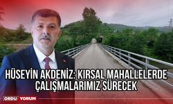 Hüseyin Akdeniz: Kırsal Mahallelerde Çalışmalarımız Sürecek