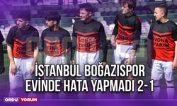 İstanbul Boğazıspor, Evinde Hata Yapmadı 2-1