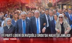 İYİ Parti Lideri Dervişoğlu Ordu'da Halkı Selamladı