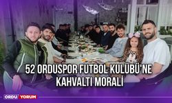 52 Orduspor Futbol Kulübü'ne Kahvaltı Morali