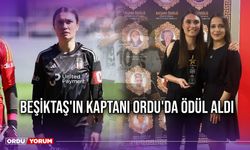 Beşiktaş'ın Kaptanı Ordu'da Ödül Aldı