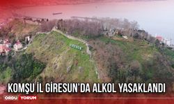 Komşu İl Giresun’da Alkol Yasaklandı