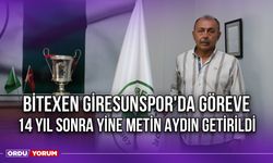 Bitexen Giresunspor'da Göreve 14 Yıl Sonra Yine Metin Aydın Getirildi