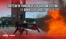 OBİTEM'in Yangın ve İlk Yardım Eğitimi 11 Bin Kişiye Ulaştı