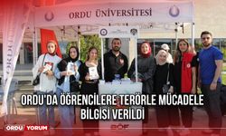 Ordu'da Öğrencilere Terörle Mücadele Bilgisi Verildi