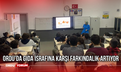 Ordu'da Gıda İsrafına Karşı Farkındalık Artıyor