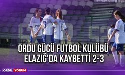 Ordu Gücü Futbol Kulübü Elazığ'da Kaybetti 2-3