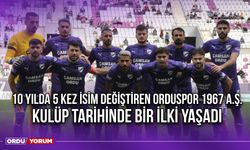 10 Yılda 5 Kez İsim Değiştiren Orduspor 1967 A.Ş. Kulüp Tarihinde Bir İlki Yaşadı