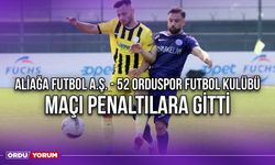 Aliağa Futbol A.Ş. - 52 Orduspor Futbol Kulübü Maçı Penaltılara Gitti