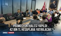 Promosyon ihalesi yapıldı: 42 bin TL hesaplara yatırılacak