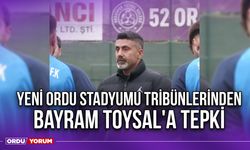 Yeni Ordu Stadyumu Tribünlerinden Bayram Toysal'a Tepki