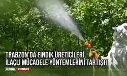 Trabzon'da Fındık Üreticileri İlaçlı Mücadele Yöntemlerini Tartıştı