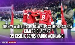 Türkiye A Milli Takım'da Avrupa Şampiyonası'nda Kimler Olacak? 35 Kişilik Geniş Kadro Açıklandı