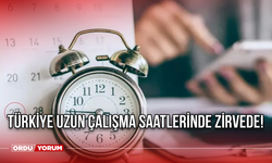 Türkiye Uzun Çalışma Saatlerinde Zirvede: Her 4 Çalışandan Biri Fazla Mesai Yapıyor!
