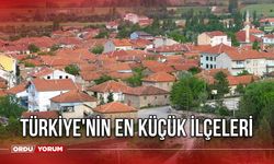 Türkiye'nin En Küçük İlçeleri - 2024 En Küçük İlçeler - Hangi İlçelerin Nüfusu Mahallelerden Küçük