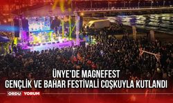 Ünye'de MAGNEFEST Gençlik ve Bahar Festivali Coşkuyla Kutlandı
