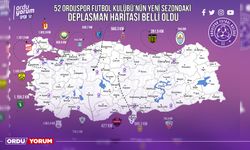 52 Orduspor Futbol Kulübü'nün Yeni Sezondaki Deplasman Haritası Belli Oldu