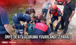 Ünye'de ATV Uçuruma Yuvarlandı: 2 Yaralı