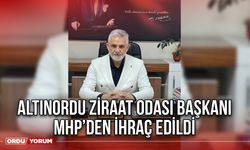 Altınordu Ziraat odası Başkanı MHP’den İhraç Edildi