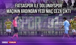 Fatsaspor ile Dolunayspor Maçının Ardından Yedi Maç Ceza Çıktı