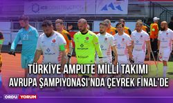 Türkiye Ampute Milli Takımı, Avrupa Şampiyonası'nda Çeyrek Final'de