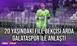 20 Yaşındaki File Bekçisi Arda, Galataspor İle Anlaştı