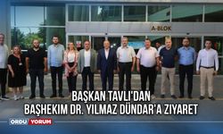 Başkan Tavlı'dan Başhekim Dr. Yılmaz Dündar'a Ziyaret