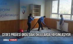 ÇEDES Projesi Ordu'daki Okullarda Yaygınlaşıyor