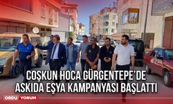 Coşkun Hoca Gürgentepe’de Askıda Eşya Kampanyası Başlattı