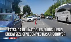 Fatsa'da Delinatörler Sürücülerin Dikkatsizliği Nedeniyle Hasar Görüyor