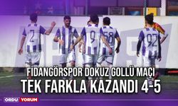 Fidangörspor Dokuz Gollü Maçı Tek Farkla Kazandı 4-5