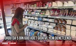 Ordu'da 5 Bin 600 Adet Gıda ve Yem Denetlendi