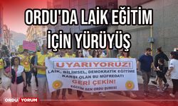 Ordu'da Laik Eğitim İçin Yürüyüş