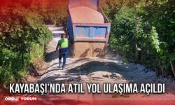 Kayabaşı’nda Atıl Yol Ulaşıma Açıldı