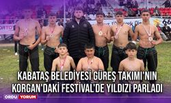 Kabataş Belediyesi Güreş Takımı'nın, Korgan'daki Festival'de Yıldızı Parladı