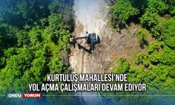 Kurtuluş Mahallesi'nde yol açma çalışmaları devam ediyor