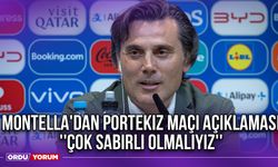 Montella'dan Portekiz Maçı Açıklaması ''Çok Sabırlı Olmalıyız''